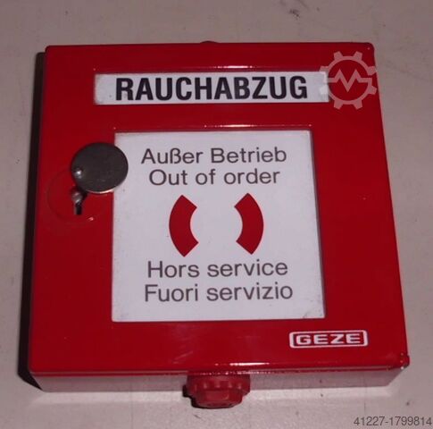 Feuertaster Geze FT4 24VDC