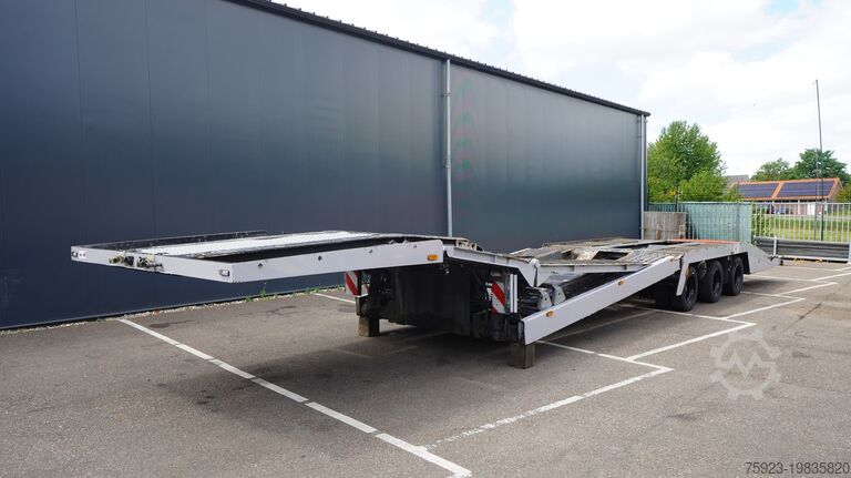 Transportador de automóveis Estepe 3 AXLE TRUCK TRANSPORT TRAILER 280 CM EXTENDABLE