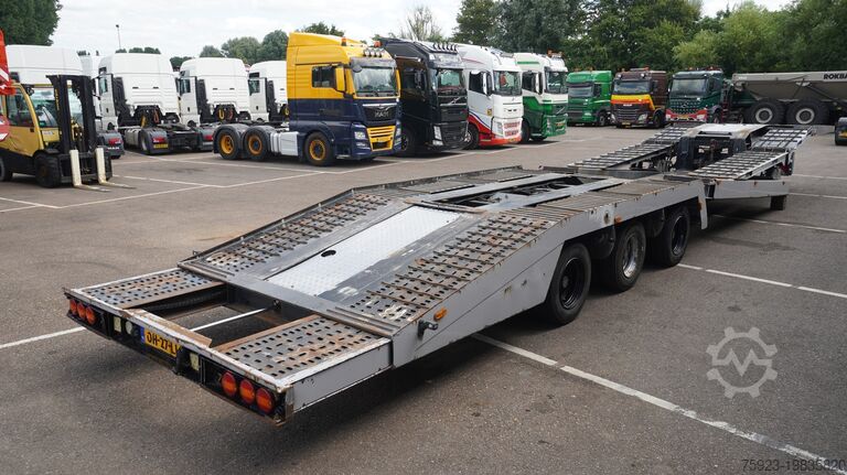 Transportador de automóveis Estepe 3 AXLE TRUCK TRANSPORT TRAILER 280 CM EXTENDABLE