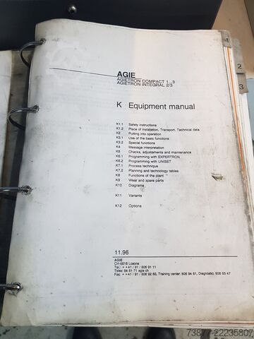 Enfonceuse à décharge électrique CNC (EDM) AGIE COMPACT 3