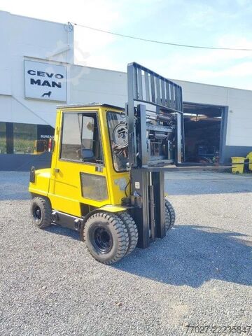 Gaffeltruck Hyster Forklift free lift / triple / side shift H60XM