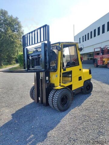 Gaffeltruck Hyster Forklift free lift / triple / side shift H60XM