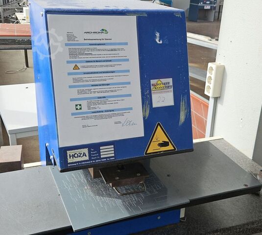 Stanze Schneidemaschine Presse Hoza EMU