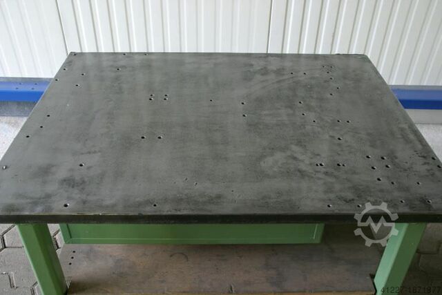 Klemmen plaat Stahl Abmessungen 1000/750/H850 mm