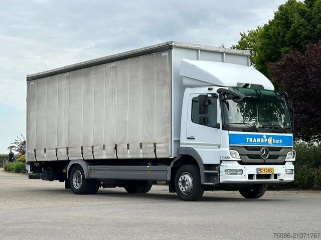 Schuifzeil Mercedes-Benz Atego 1218 bakwagen met laadklep 2000kg!