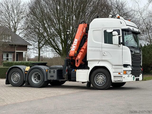 Standaard trekker Scania R450 6x2!!EURO6!! KRAN  ATLAS 19TM!! TOP!!RADIO...