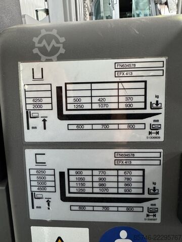EFX 413 X + i = Wire Guidance !! Triplex FFL !! NEW battery !! JUNGHEINRICH EFX 413 X + i = Wire Guidance !! Triplex FFL !! NEW battery !!