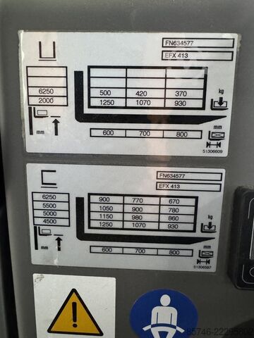 EFX 413 X + i = Wire Guidance !! Triplex FFL !! NEW battery !! JUNGHEINRICH EFX 413 X + i = Wire Guidance !! Triplex FFL !! NEW battery !!