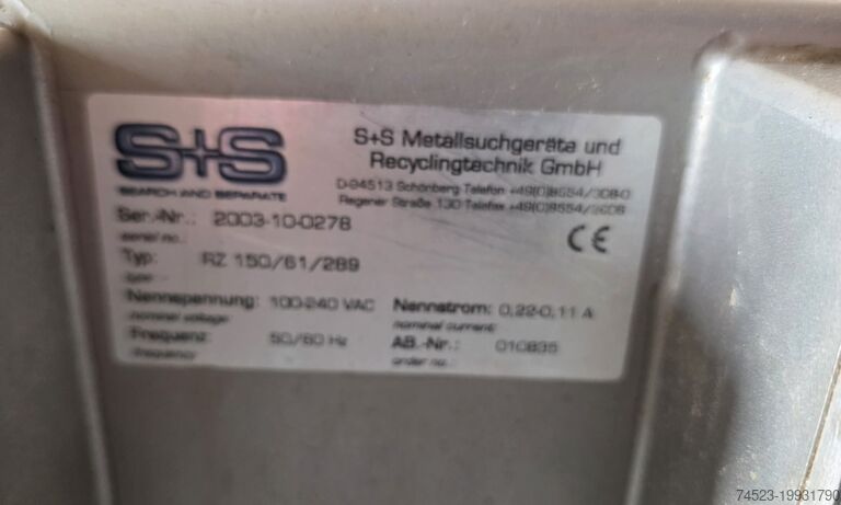 Metalldetektor S+S RZ150
