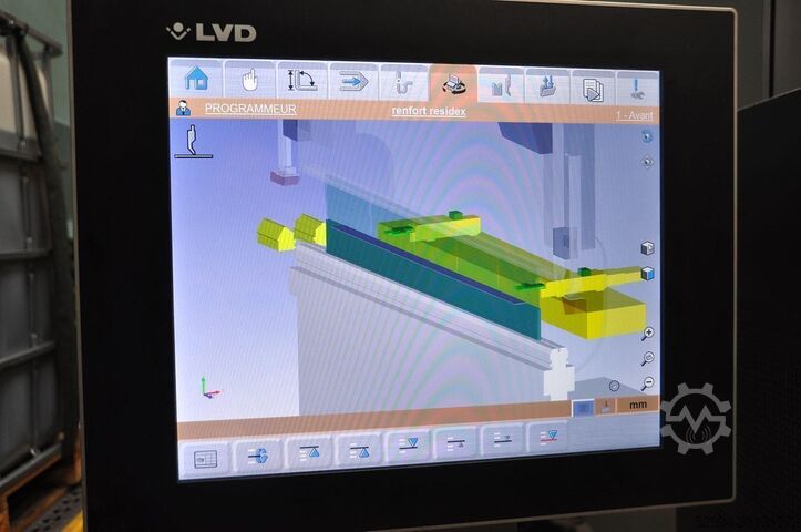Hydraulic press brakes LVD PPEB 250 ton x 4100 mm CNC