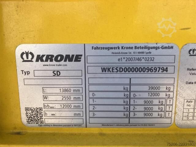 Semirremolque Krone B43 Standard
