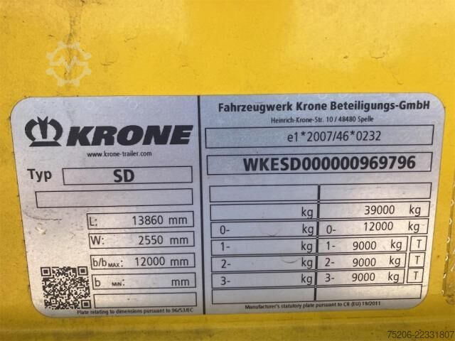 Semirremolque Krone B43 Standard