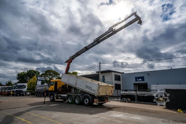 Sklápěč s jeřábem MAN TGS 32.400 BL + Fassi 245A/5x