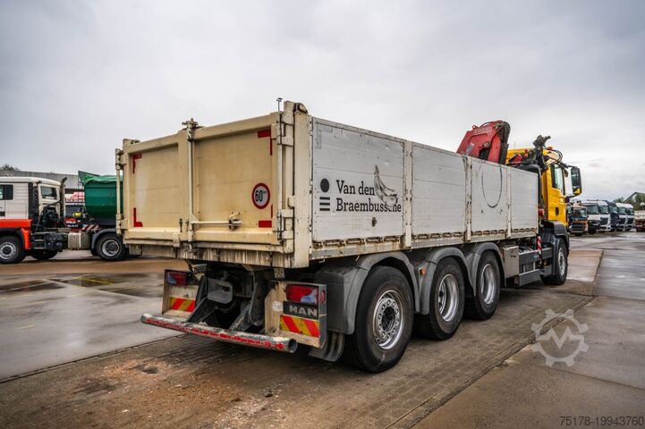 Sklápěč s jeřábem MAN TGS 32.400 BL + Fassi 245A/5x