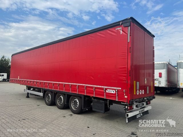 Åben sættevogn med presenning Schmitz Cargobull Curtainsider Mega