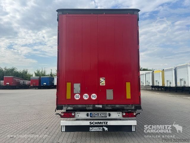 Åben sættevogn med presenning Schmitz Cargobull Curtainsider Mega