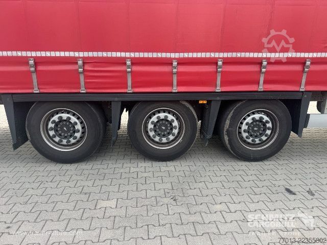 Åben sættevogn med presenning Schmitz Cargobull Curtainsider Mega
