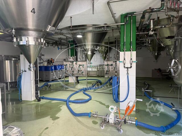 Cylindrokónické fermentační a skladovací tanky (ZKG, 6 kusů) GROSS 