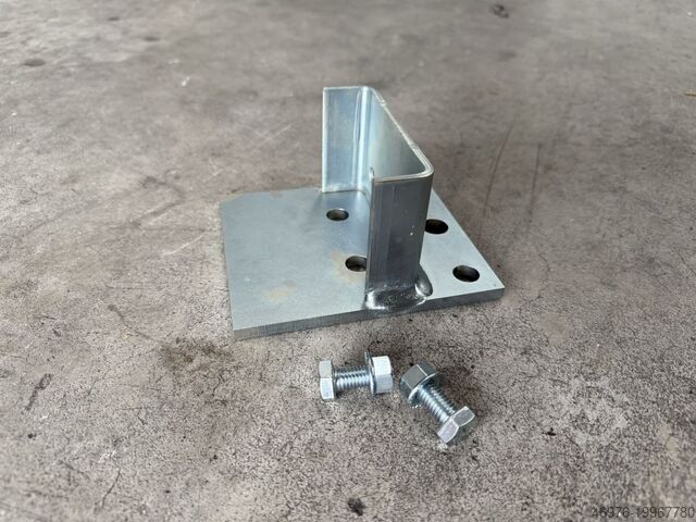 Hochregallager Palettenregal Stow Pal Rack NS Fußplatte für 100 mm Rahmenprofil