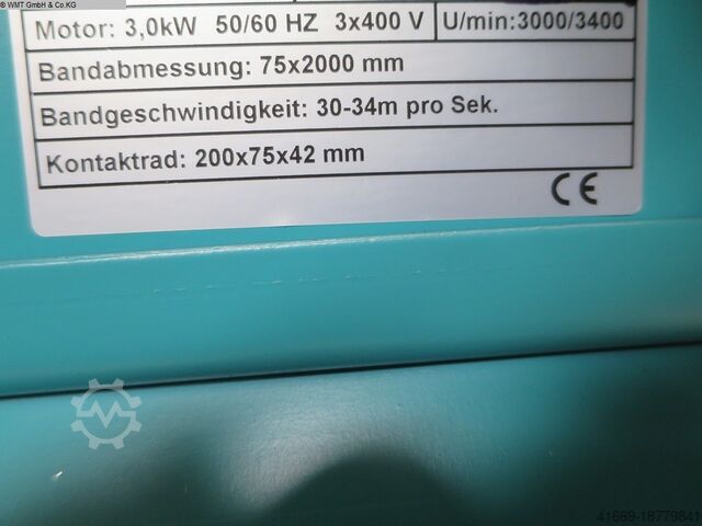 Șlefuitor cu bandă BERG & SCHMID UBS 75