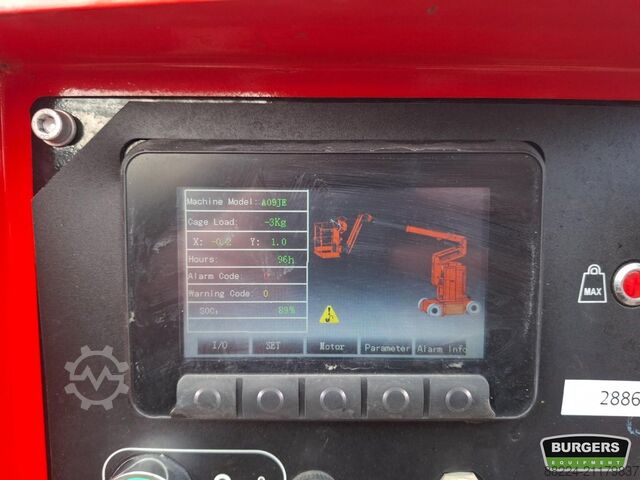 Scharnierende telescopische hoogwerker LGMG A09JE