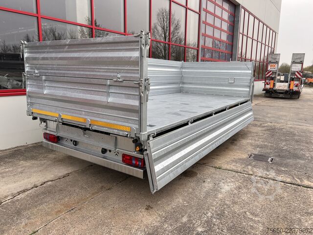 Tipper trailer Möslein TTD 19 AB  19 t Tandemkipper Tieflader, Breitbereifung Aufsatzbordwänden-- Neufahrzeug --