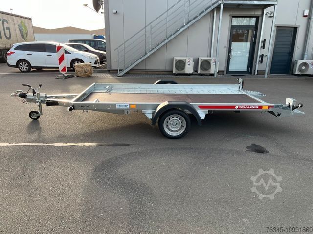 Biltransporttrailer TEMARED Car Flat 3518 für PKW bis 1.438  kg - Kippbar