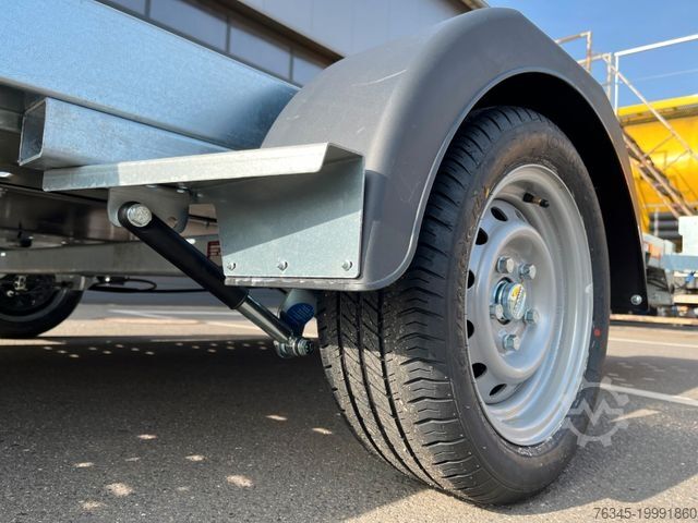 Biltransporttrailer TEMARED Car Flat 3518 für PKW bis 1.438  kg - Kippbar