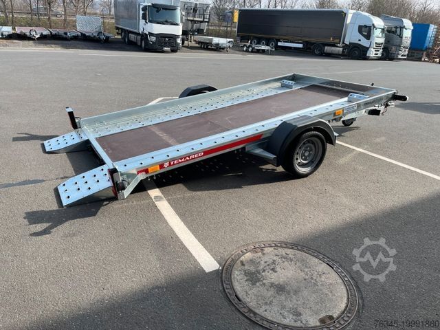 Biltransporttrailer TEMARED Car Flat 3518 für PKW bis 1.438 kg - Kippbar