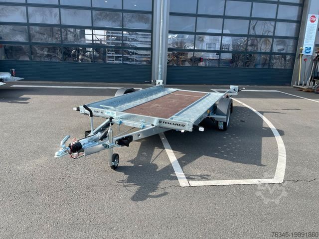 Biltransporttrailer TEMARED Car Flat 3518 für PKW bis 1.438 kg - Kippbar
