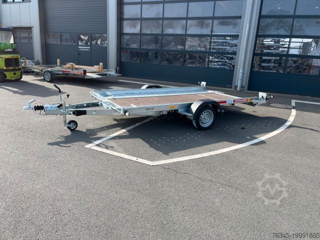 Biltransporttrailer TEMARED Car Flat 3518 für PKW bis 1.438 kg - Kippbar