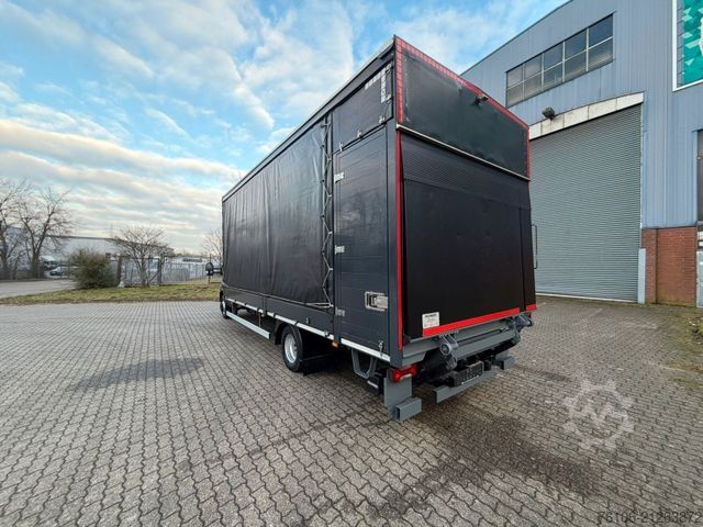 Curtain sider van IVECO Daily 72C18 Hi-Matic Pritsche Plane+LBW*Webasto*