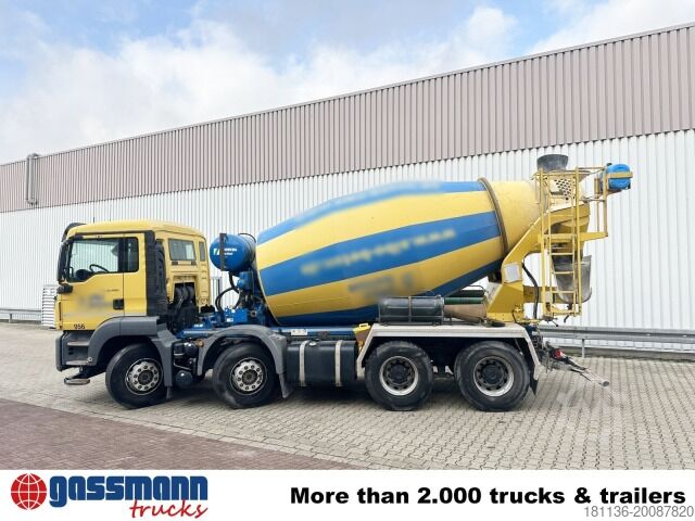 Mobiele betoncentrale MAN TGS 32.400 8x4 BB, Stetter ca. 9m³