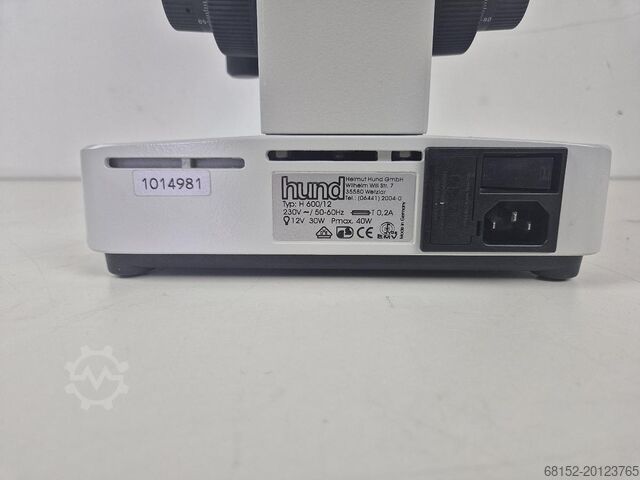 Hund Wetzlar H600/12 microscoop Hund Wetzlar H600/12