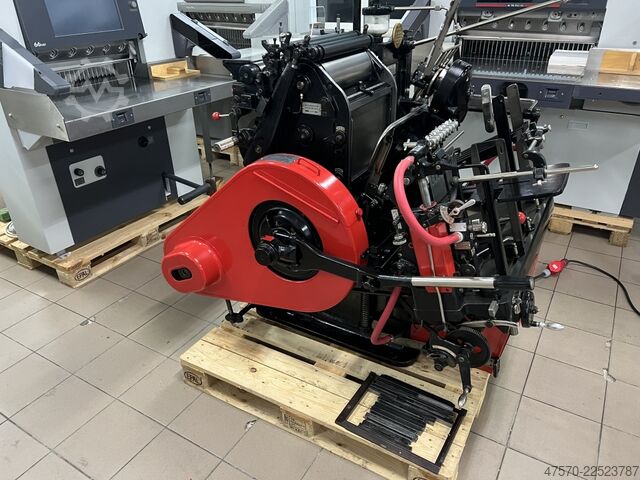 Stanzmaschine, Buchdruckmaschine Heidelberg OHT „windmill” Letterpress