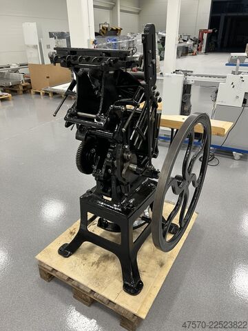 Buchdruckmaschine Letterpress printing press foot operated