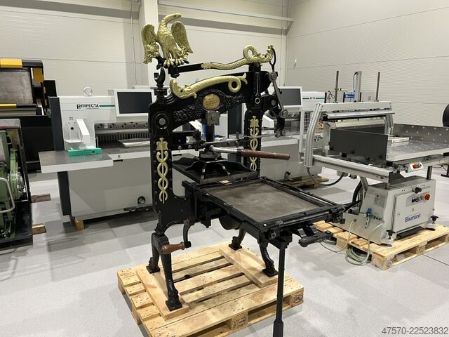 Buchdruckmaschine Columbian Press 1858 Letterpress