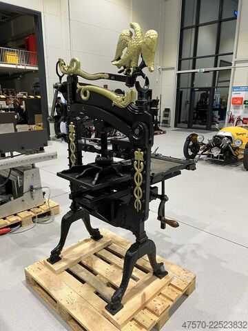 Buchdruckmaschine Columbian Press 1858 Letterpress