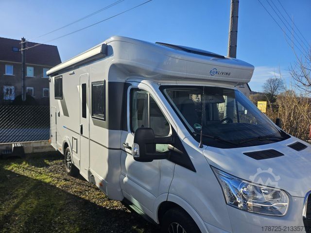 Yarı entegre karavan SUNLIVING S 72DL  165 + Automatik Sat + TV + Radträger