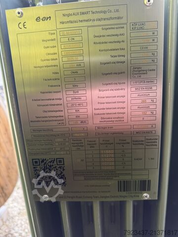 Transformator Transzformátor 11/0,4 630KVA