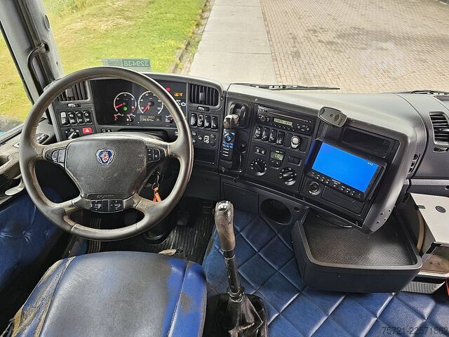 Platte bak SCANIA R480 6X2 MANUAL CRANE