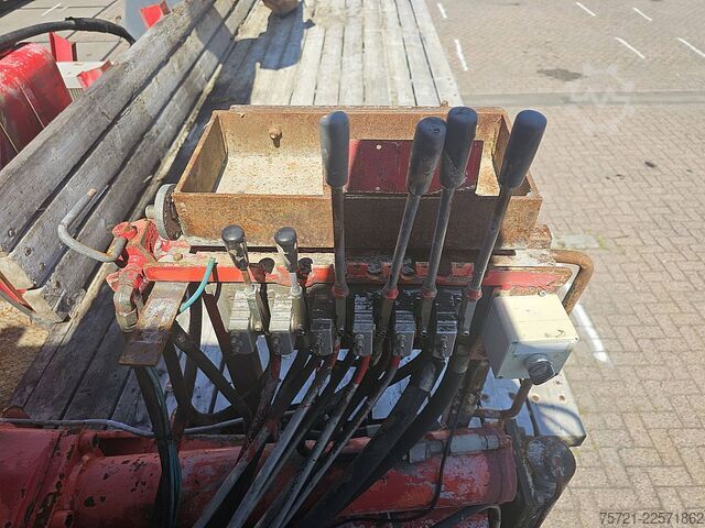 Platte bak SCANIA R480 6X2 MANUAL CRANE