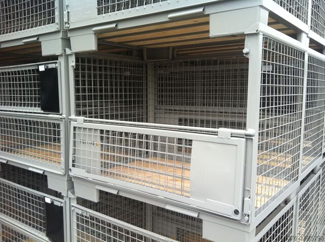 Euro-Pool Gitterbox 800 x 1200 mm, neu Gitterbox Masse 1.240 x 835 x 970 mm Innenmasse 1.200 x 800 x 800 mm