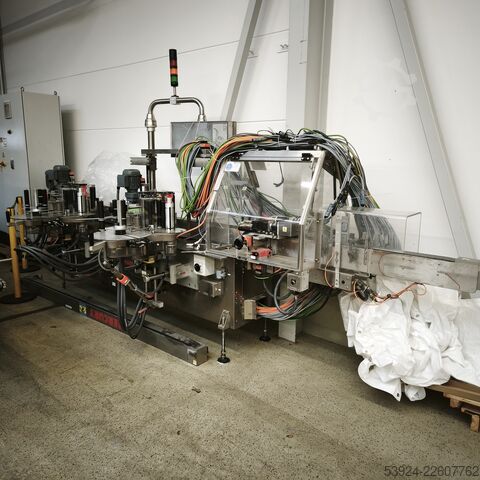 Stal nierdzewna, maszyna do etykietowania, etykieciarka Harland Machine systems Mercury
