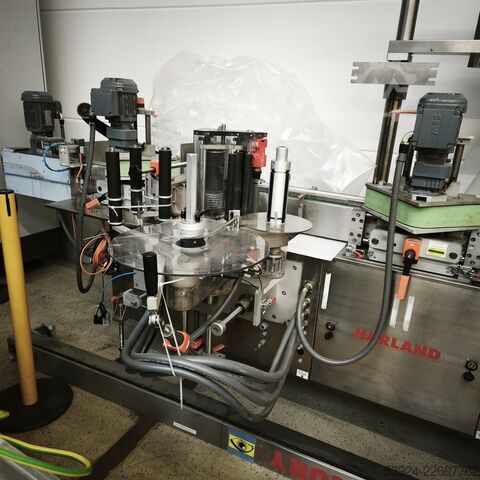 Stal nierdzewna, maszyna do etykietowania, etykieciarka Harland Machine systems Mercury
