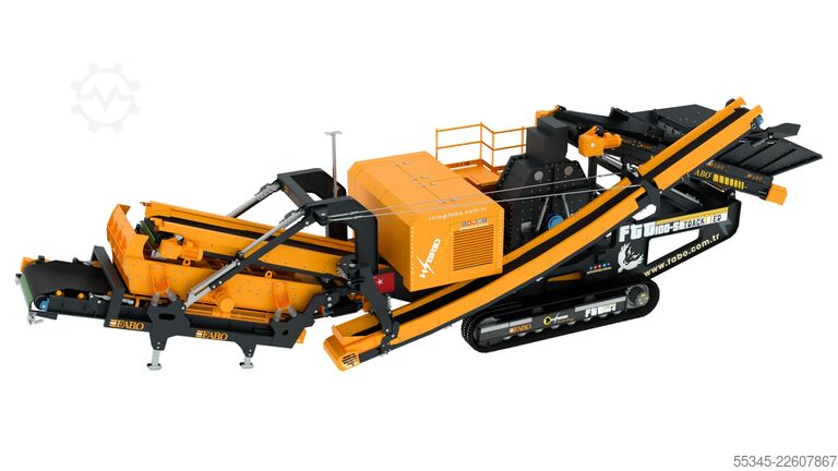 Urządzenie kruszące/mobilna kruszarnia FABO Crushing Equipment FTT-100-S Mobile Tertiary Impact Crusher