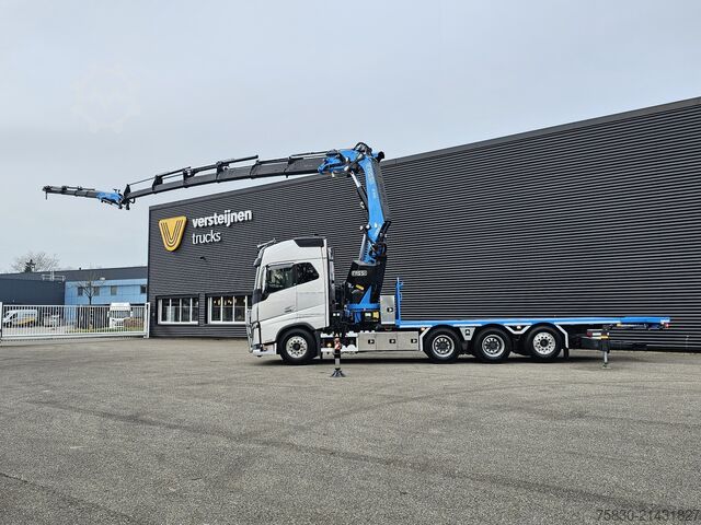 Piattaforma di carico Volvo FH 16 750 8x4 / RETARDER / FASSI 71 TM + JIB
