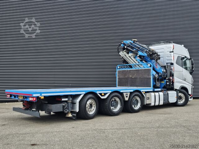 Piattaforma di carico Volvo FH 16 750 8x4 / RETARDER / FASSI 71 TM + JIB