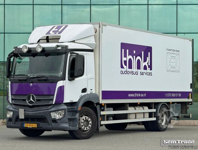 Dobozos teherautó MERCEDES-BENZ Antos 1830 FULL AIR TAIL LIFT 648.000 KM SMART T