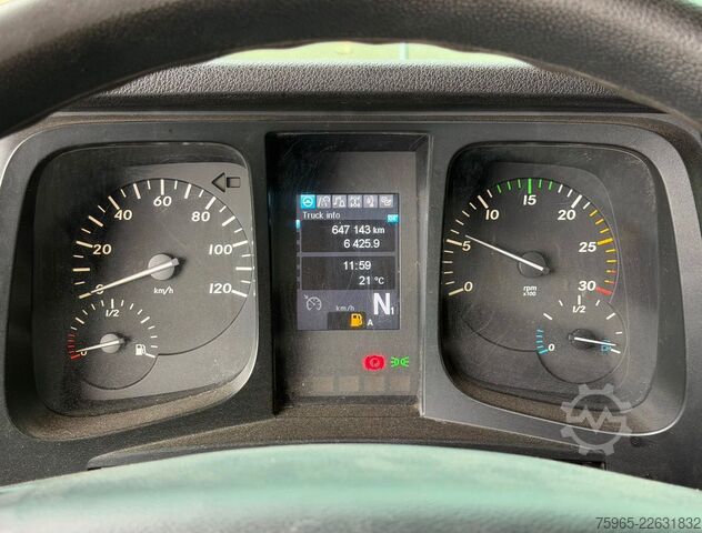 Dobozos teherautó MERCEDES-BENZ Antos 1830 FULL AIR TAIL LIFT 648.000 KM SMART T